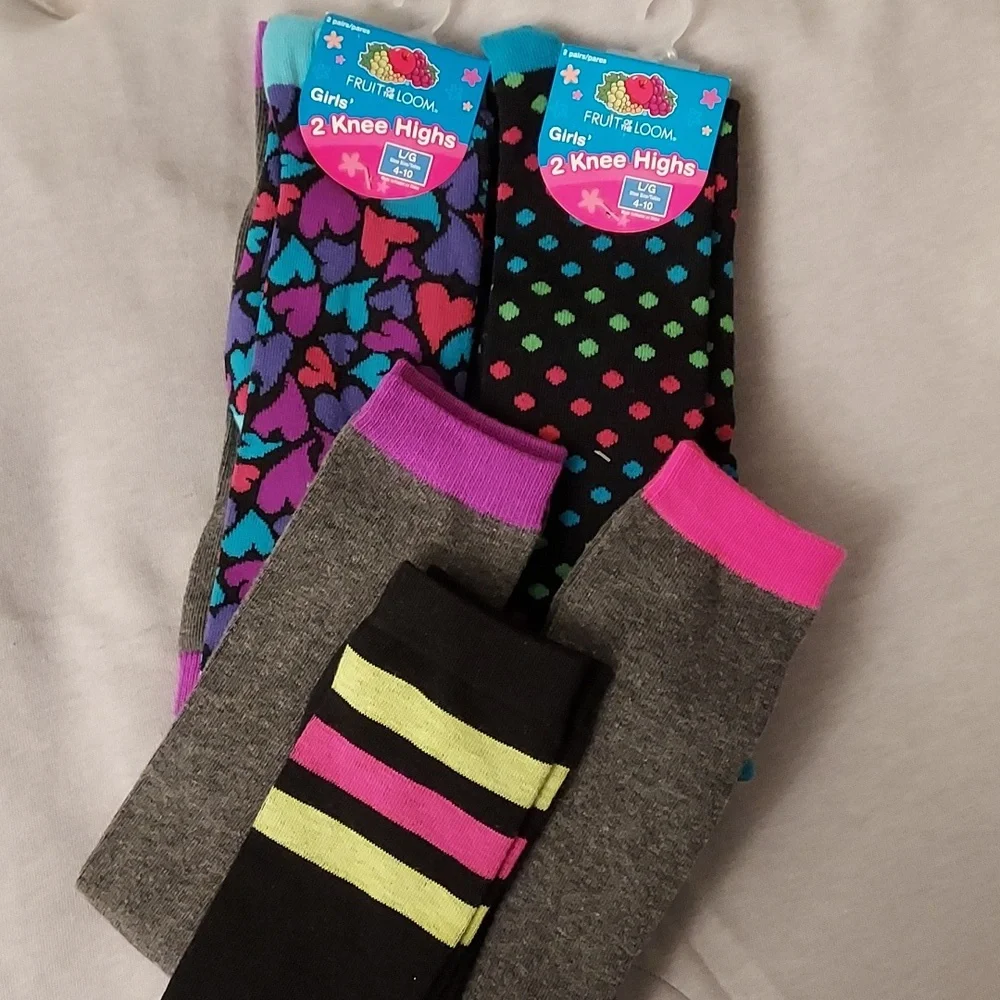 Girls Knee Highs 7-bundle